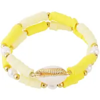 Yehwang Goudlief Bloesem schelp armband - Verkleurt niet - Cadeau - Goudlief.nl