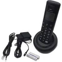 Alcatel Téléphone sans fil E260 S-Voice Fonction blocage des appels publicitaires Solo avec répondeur Noir
