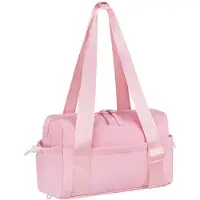 Unyqoos Compacte sporttas voor dames, met een natte compartiment, verstelbare antislip schouderband, waterbestendig Polyurethanbuitenkant en polyester voering