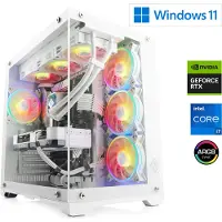 CSL-Computer Game-PC M11170H Intel Core i7 14700F 5.4 GHz 32 GB RAM 2000 GB SSD Nvidia Extra video-adapter (model): GeForce RTX 4060 Ti 8 GB GDDR6 92241