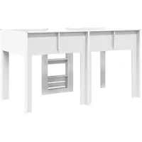vidaXL Stapeld bed voor kids Wit 80 x 200 cm Bewerkt hout