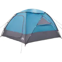 vidaXL Dometent met Verwijderbare Regenfly 12-persoons Blauw