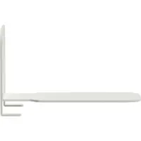 vidaXL Zwevende plank met plank met opslag 4 pcs Wit 6 x 10,8 x 6,6 cm