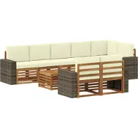vidaXL Sofa-Sets Massief Acacia Hout