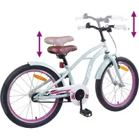 vidaXL Kinderfiets 20 Inch voor 6-11 jaar oud Lichtgroen