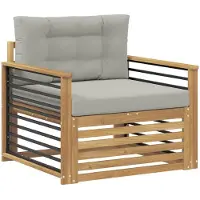 vidaXL Buitensofa Polyester Wit