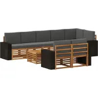 vidaXL Sofa-Sets Massief Acacia Hout