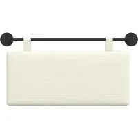 vidaXL Hangend hoofdbord Corduroy stof