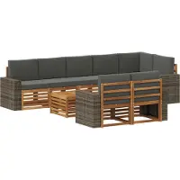 vidaXL Sofa-Sets Massief Acacia Hout