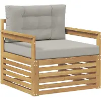 vidaXL Buitensofa Polyester Wit