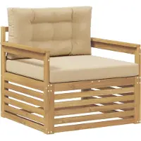 vidaXL Buitensofa Polyester Wit
