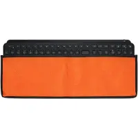 Kwmobile Toetsenbordhoes voor Logitech MX Keys Wireless Toetsenbordetui – Stofbescherming Met Ritssluiting – oranje