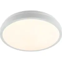 Brilliant Plafondlamp Livas - Wit - 33cm - Warm Wit - Sensor - 24w