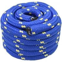 vidaXL Boottouw 4 mm 10 m Blauw