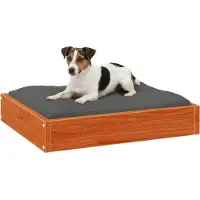vidaXL Hondenbed Wasbruin 51,5 x 44 x 9 cm Massief vurenhout