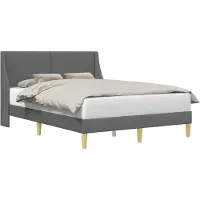 vidaXL Bedframe Effen met hoofdeinde verbindingplaat