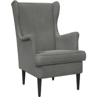vidaXL Fauteuil Donkergrijs Fluweel