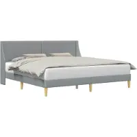 vidaXL Bedframe Effen met hoofdeinde verbindingplaat