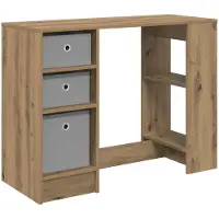 vidaXL Bureau, Artisan-eikenhout, 100 x 40 x 75 cm, houtvezel