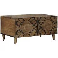 vidaXL Salontafel Bruin 80 x 50 x 40 cm Massief Mango Hout