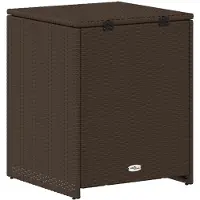 vidaXL Kussenbox 55 x 55 x 69 cm staal