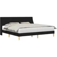 vidaXL Bedframe Effen met hoofdeinde verbindingplaat