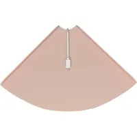 vidaXL Zwevende plank met plank met opslag 2 pcs Roze 24 x 24 x 2 cm