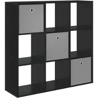 vidaXL Dressoir Zwart Eiken 102 x 31 x 99,5 cm