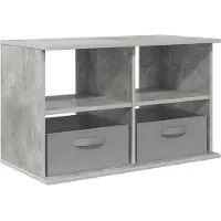 vidaXL TV-stand met lade Beton Grijs 79 x 40 x 48 cm
