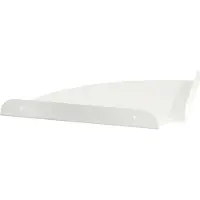 vidaXL Zwevende plank met plank met opslag 4 pcs Wit 24 x 24 x 2 cm