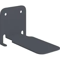 vidaXL Onzichtbare Zwevende Plank 4 st Antraciet 6 x 11 x 6,5 cm