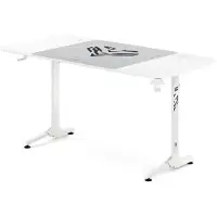 Diablo Chairs Wit gaming bureau X-Mate, 160 x 75 x 75 cm, van