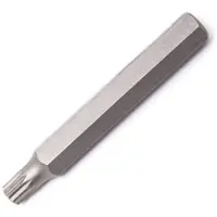 Rockforce Spline Bit M10x75mm voor Schroefmachine en Sleutel
