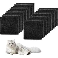 OEM 22 stuks kattenbakfilters, actieve koolstoffilters, zwart, vervangingsfilters