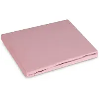 Eurofirany Hoeslaken Katoen Basic 160x200cm - Poederroze