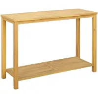 Syfax Tuin Console Tafel Licht acacia 110 x 40 x 75 cm