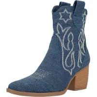 Salinyang Cowboylaarzen donkerblauw
