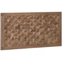 vidaXL Bed Hoofdbord Naturel Massief Teakhout