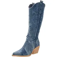 Salinyang Cowboylaarzen lichtblauw