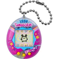 Bandai – Tamagotchi Original – College Sweat – Interactief dier LCD-scherm in het Frans, Mini-spellen – Cadeau-idee Virtueel dier spel – Tamagotchi Roze en Zilver – Kinderspeelgoed 8 jaar en + – 46175