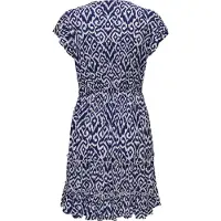 ONLY Zomerjurk 'ONLClaudette' donkerblauw / wit