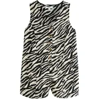 Next Jumpsuit zwart / wit