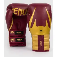 Venum Reverso Boxing Gloves - Cherry Red / Gold - 12oz