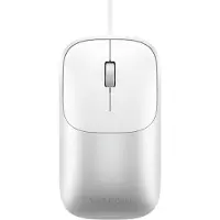 Satechi Slim LX Bekabeld Mouse – Stille Klikken voor Geluidsvrije Werkomgeving – Precisie Scrollwiel voor Nauwkeurige Bediening – Beoordeeld voor 3 Miljoen Klikken voor Langdurige Duurzaamheid - Grijs