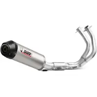 MIVV Oval 2x1 Kawasaki Ninja 650/z650 24-26 Gehomologeerd Compleet Uitlaatsysteem