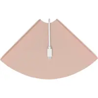 vidaXL Hoek Plank 2 st Roze 18 x 18 x 2 cm
