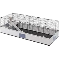 Ferplast Modular 4 Kooi - Kooi & Hok - 179x72x56 cm Zwart Grijs