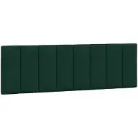 vidaXL Hoofdbordkussen "Hanko" 160 cm fluweel donkergroen