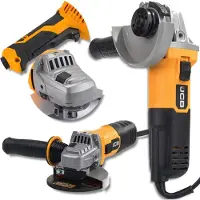 JCB AG Serie - Haakse Slijper Set - 600/2000W - 115/230mm