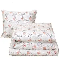 MOODIT Dekbedovertrek Odil Dandelion Orange Blue Katoen-140 x 200 / 220 cm | 1-Persoons